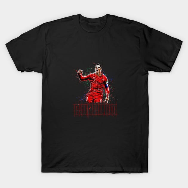 Cristiano Ronaldo T-Shirt by ARTABBAS